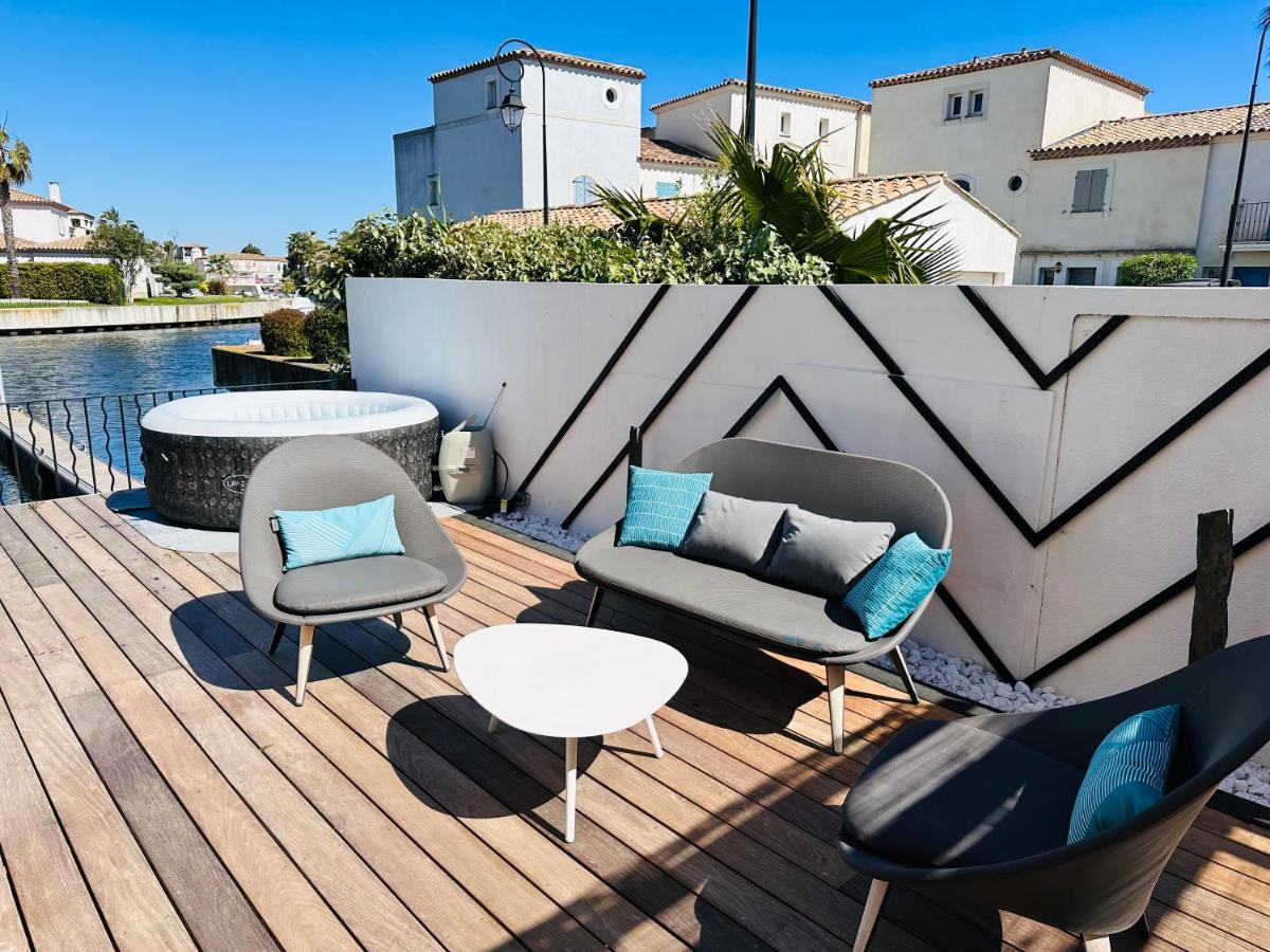 Vila Marina 120M²/8 Pers/ Terrasse 100M²/ Appontement Aigues-Mortes Exteriér fotografie